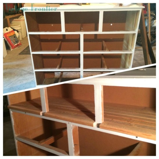 Discovery is always your number one step in furniture referbs. You need to take whatever it is apart and see what it is you have to work with. 