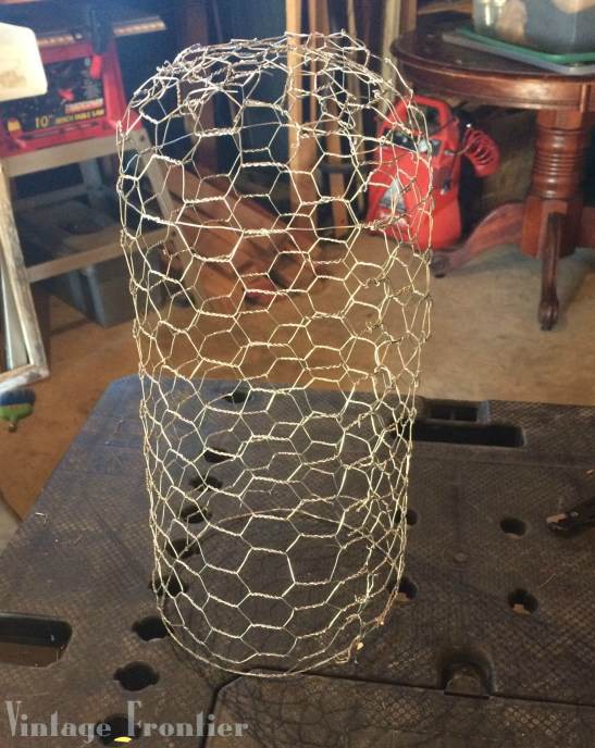 Chicken Wire Cloche DIY 
