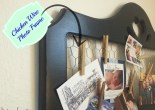 A great up-cycle project for old picture frames.