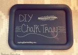 DIY Chalk Tray