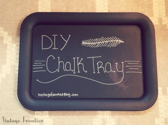 DIY Chalk Tray