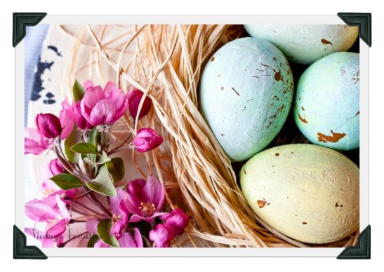 DIY Painted Robins Eggs for Easter