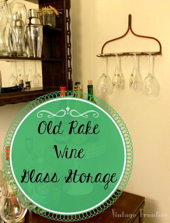 Quick and easy storage for your wine glasses...and so much more.